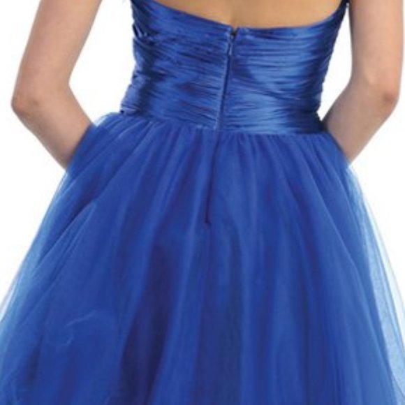 NWT Royal Blue Embellished Convertible Dress - sz 18 - Picture 7 of 8